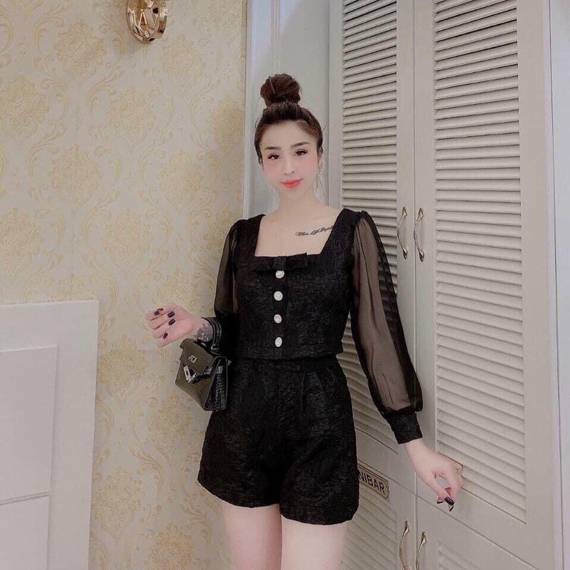 Set Bộ Đùi Nữ Chất Gấm Hoa Vân Nổi Feesize < 58kg | BigBuy360 - bigbuy360.vn