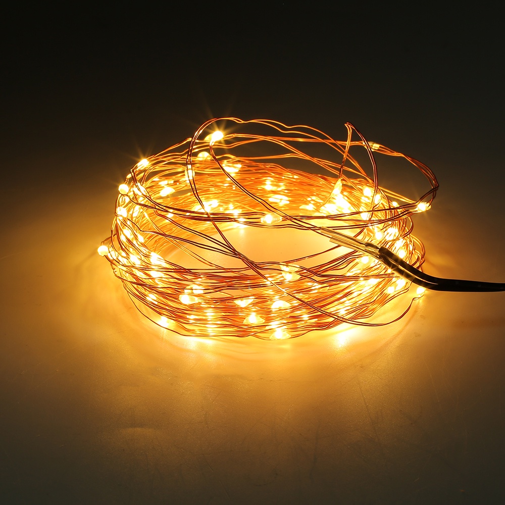 ღ Giáng Sinh Led Dây Đèn 2023 Cây Giáng Sinh Cưới Trang Trí Tiệc Ngày Lễ Chiếu Sáng Tiên Vòng Hoa Dây Đồng Bóng Đèn 1/5/10M