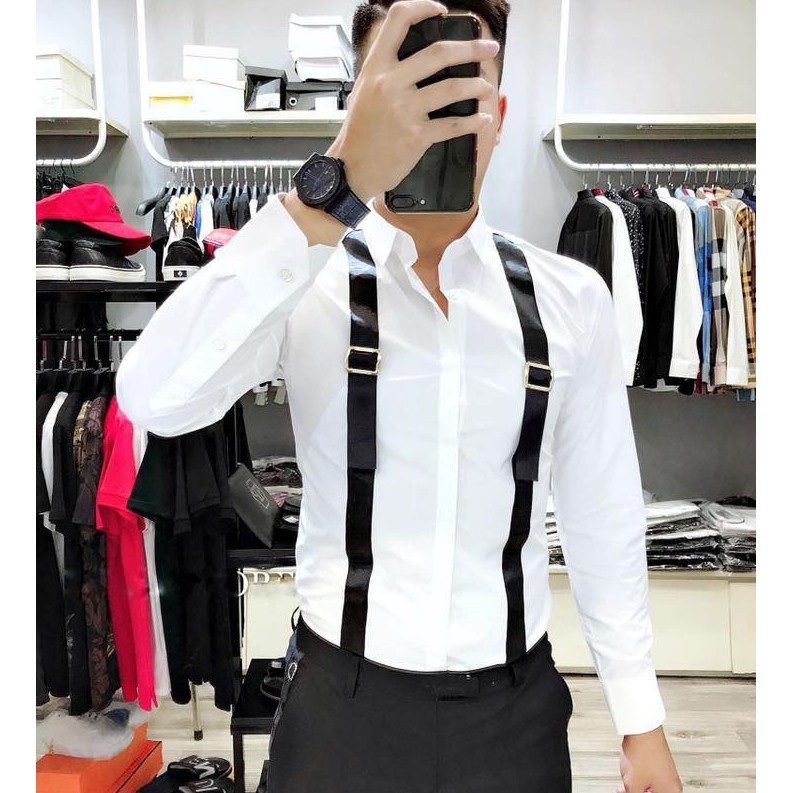 Sơ Mi Nam Vải Hàn Trơn Mịn Không Nhăn Không Pai Không Xù