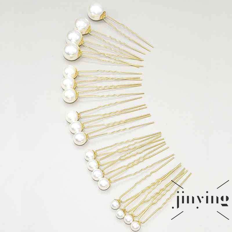 GETNOIVAS Bộ 18 phụ kiện dùng trang trí và tạo kiểu tóc cho cô dâu