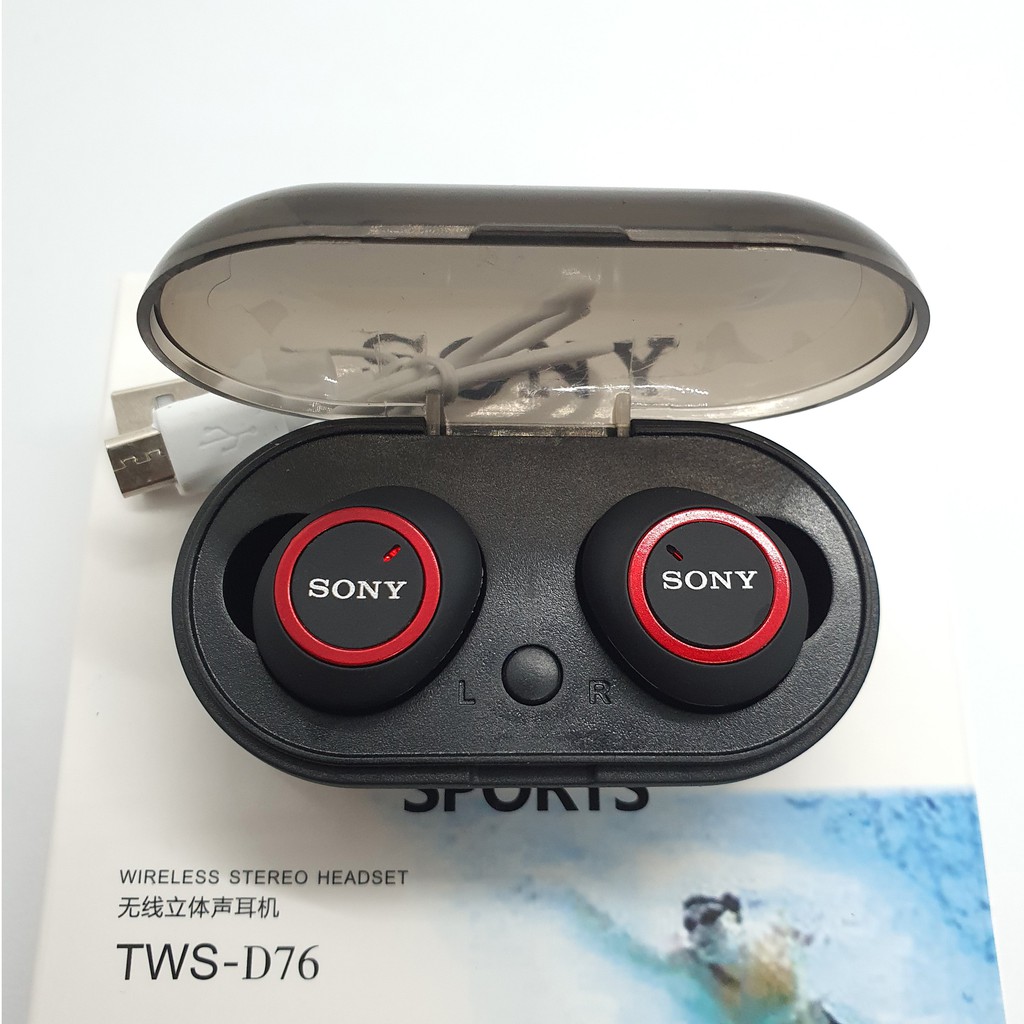 🔥SẴN HÀNG🔥 TAI NGHE BLUETOOTH NHÉT TAI SONY SPORT TWS-D76 CHẤT LƯỢNG VƯỢT XA TẦM GIÁ