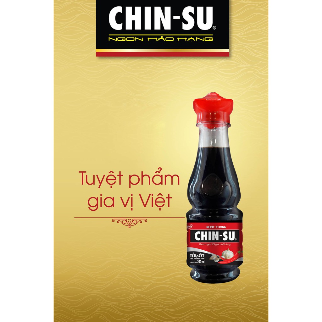 Nước tương Chinsu tỏi ớt 250ml với 100%  chinsu tỏi ớt -- cbig.vn hệ thống tạp hóa cbig.vn