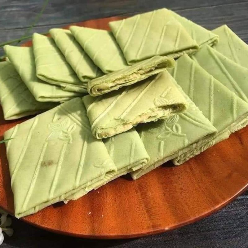 BÁNH KẸP LÁ DỨA ĐẬU XANH