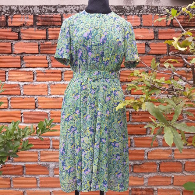 Đầm voan vin Nhật size 11