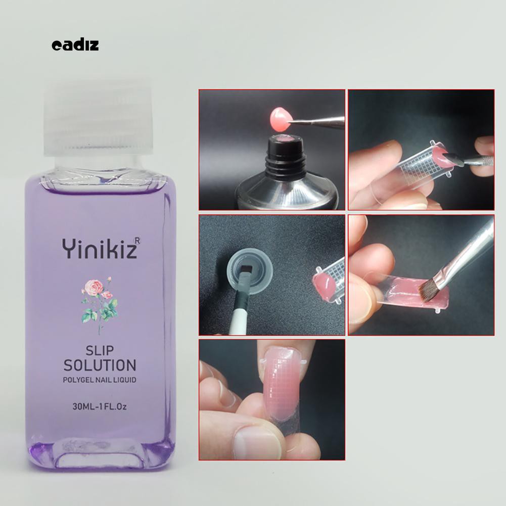 [Hàng mới về] Lọ gel poly sơn móng 30ml khô nhanh chóng tiện lợi