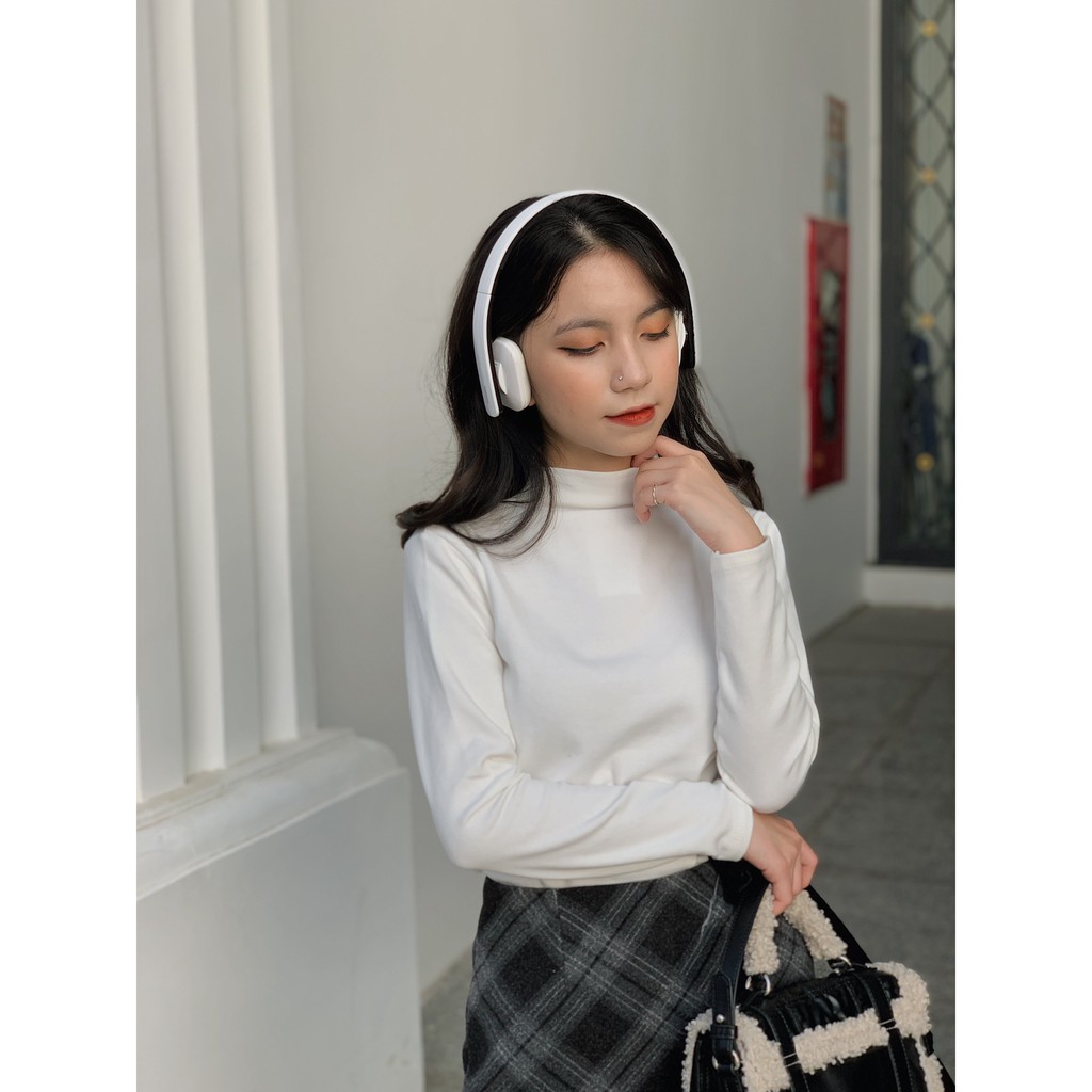 áo thun trơn cotton cổ lọ AP457 1994CLOSET