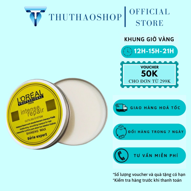 Sáp tạo kiểu tóc Loreal đục cứng- sáp tóc loreal trong mềm