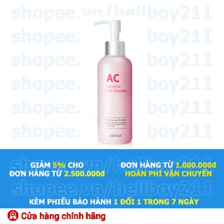 Sữa rữa mặt PH cân bằng AC Sensitive Gel Gleanser SkinAz