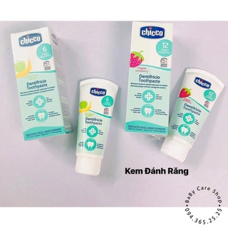 Kem đánh răng cho bé nuốt được Chicco
