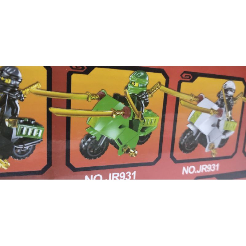 1 Set 8 Mô Hình Lego Ninjago Contents