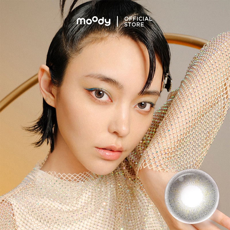 Hộp 10 kính áp tròng MOODY GLITZ MAGNETIC bộ sưu tập Cosmo Disco sử dụng hàng ngày 14.2mm