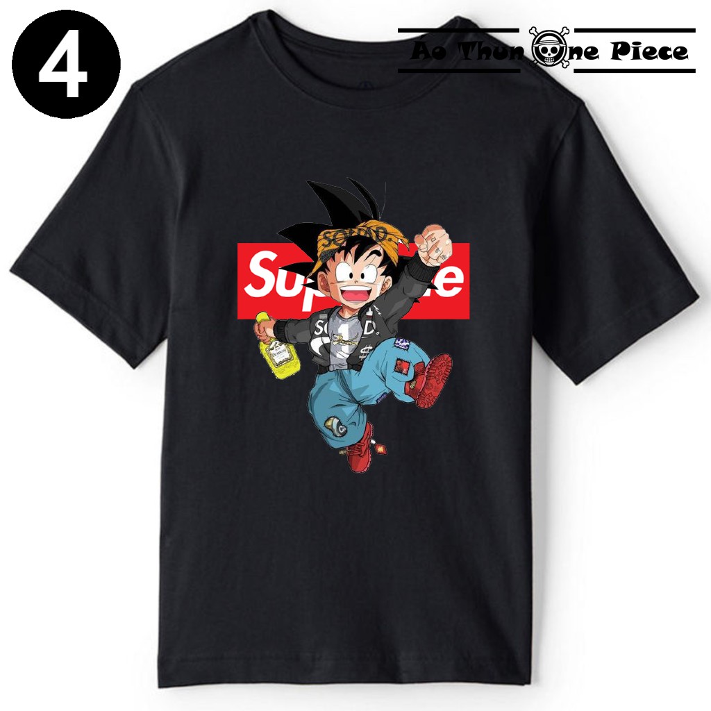 ⚡️FREESHIP⚡️Áo Thun In Hình SONGOKU SUPREME Áo Đen [Nhiều Mẫu] "Cực Đẹp, Siêu Cute" - Áo Thun Dragon Ball