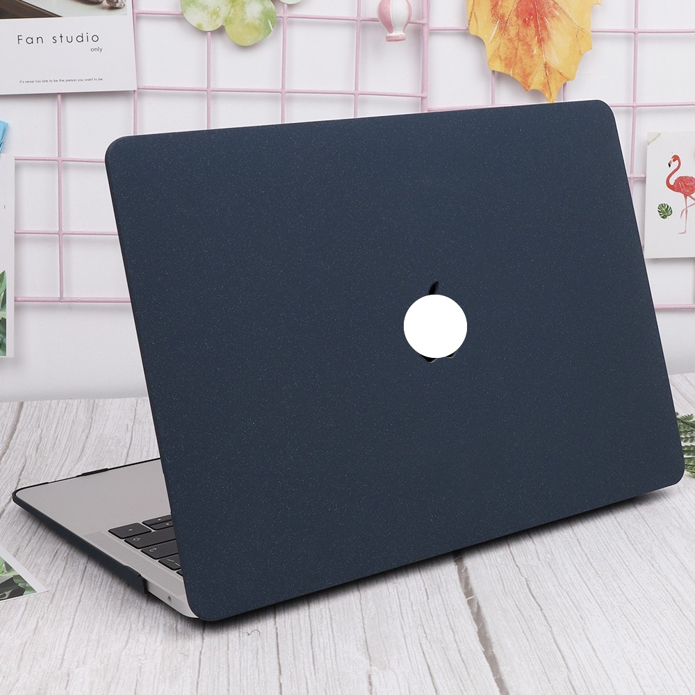 ốp,case cho mac 13 in màu xanh đen( tặng kèm nút bịt bụi+ kẹp chống gãy sạc)