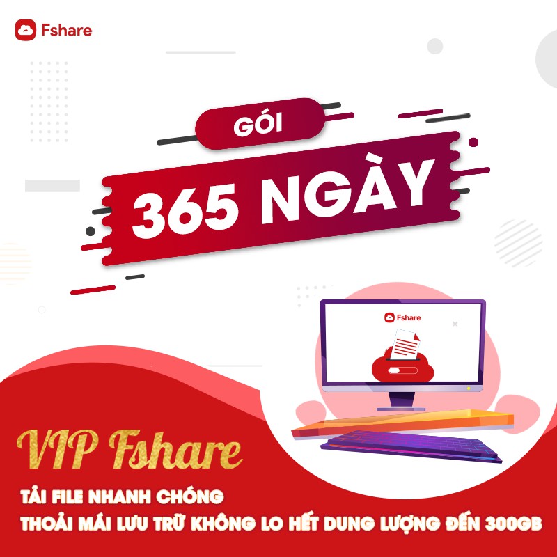 [E-voucher] Gói VIP Fshare 365 Ngày (300GB) - rebatngo.org