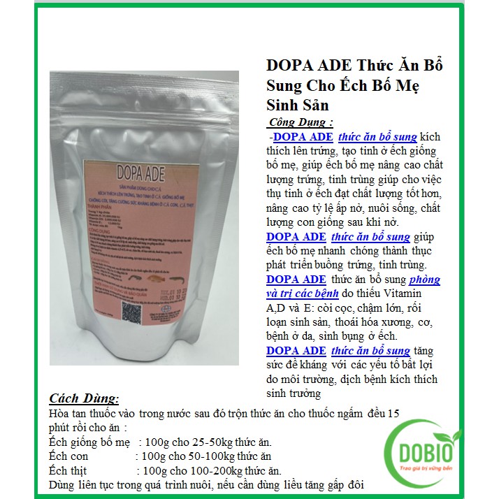 DOPA ADE ẾCH GÓI 300G