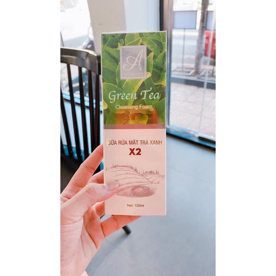 [Chính Hãng] Sữa rửa mặt trà xanh X2 A cosmetics Phương Anh