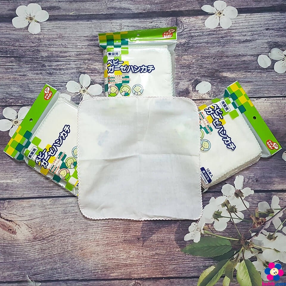 Set 10 Khăn mặt sữa Chu Chu Xuất Nhật.