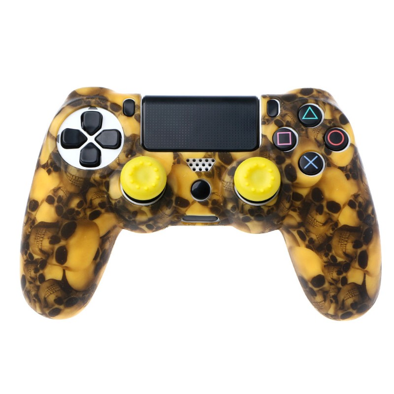 Vỏ bảo vệ tay cầm bằng silicon + 2 nút nhấn cho máy chơi game PS4 Pro | BigBuy360 - bigbuy360.vn