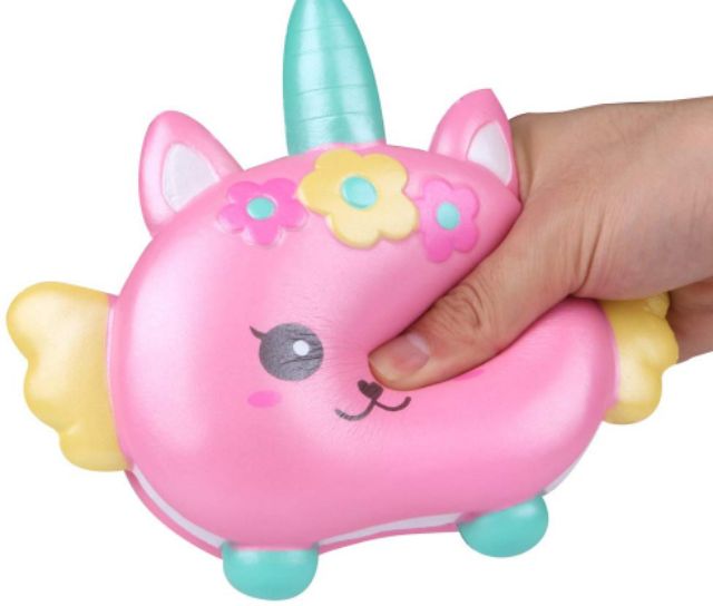 Squishy Unicorn Hamburger size 17cm Oriker sản xuất chậm tăng