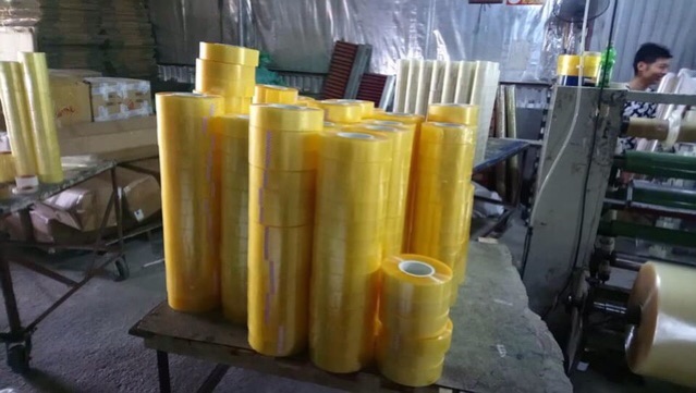 Băng keo trong vàng 4,8mm x 200 yard