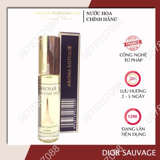 Nước Hoa Nam, Tinh Dầu Nước Hoa Dior Sauvage 12ml - Nam Tính, Mạnh Mẽ