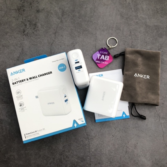 Sạc Anker Fusion 5000mAh PD 18w - Chính Hãng (A1624)