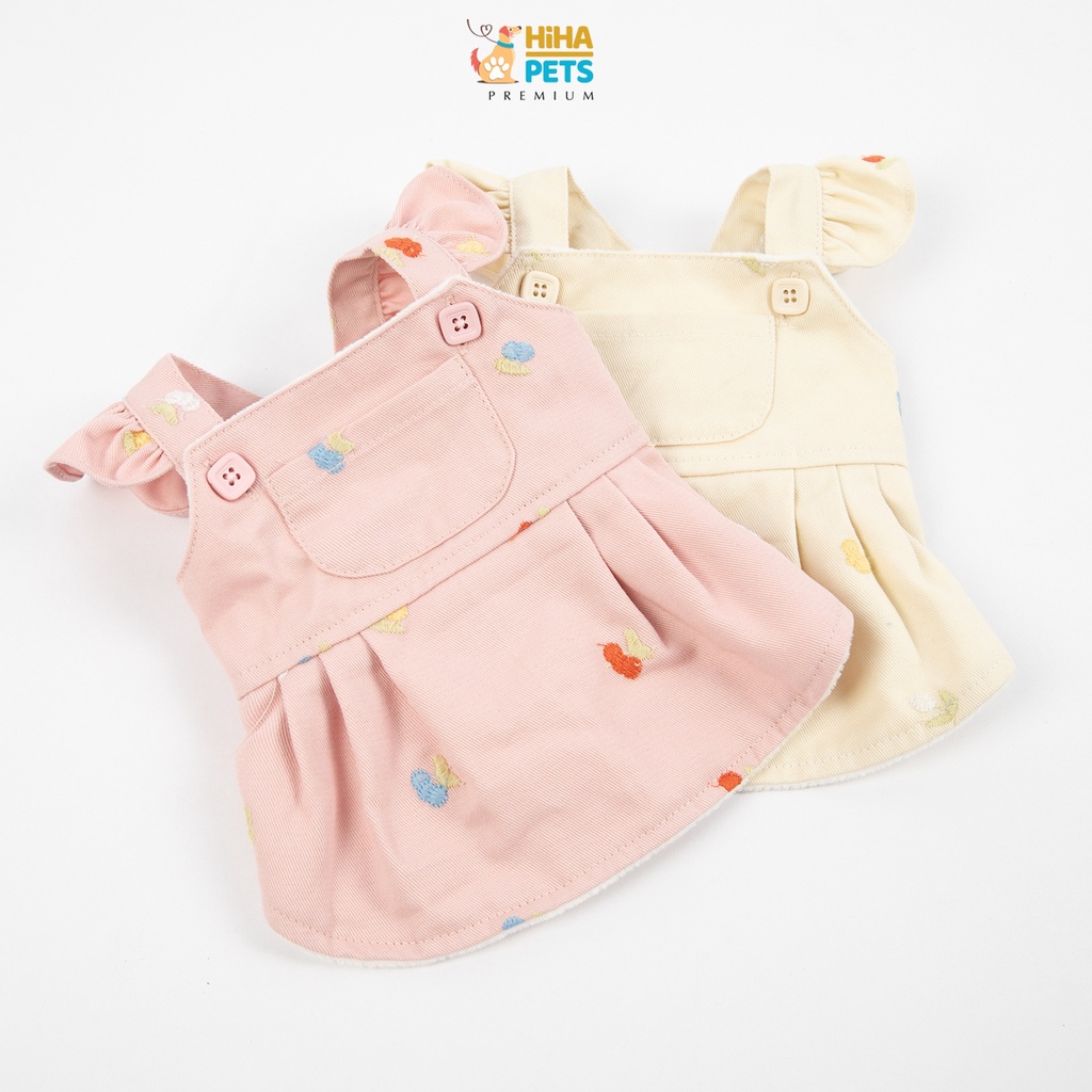 Áo Cho Chó Mèo Hàn Quốc Form Đẹp Thiết Kế Quần Áo Thú Cưng Thời Trang Cao Cấp Có Thêu Hihapet.