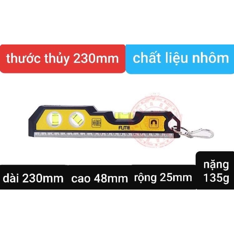 Thước Thủy Li Vô FUTE 230mm