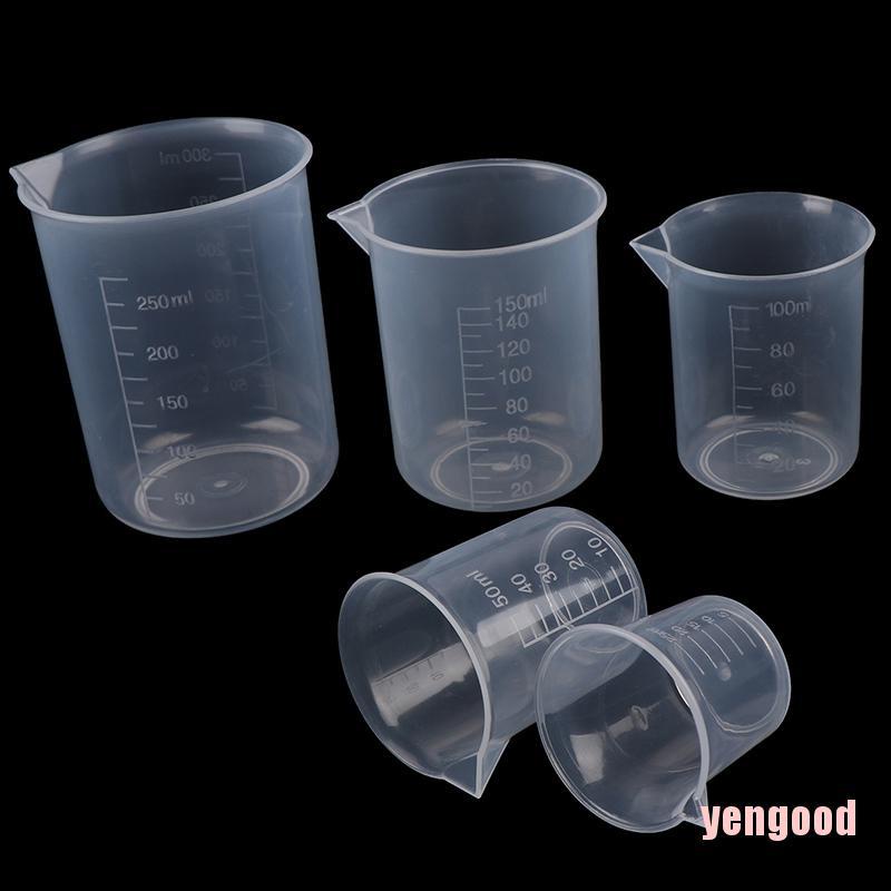 Bộ 2 Cốc Đo Lường Bằng Nhựa Trong Suốt Đặc Biệt
