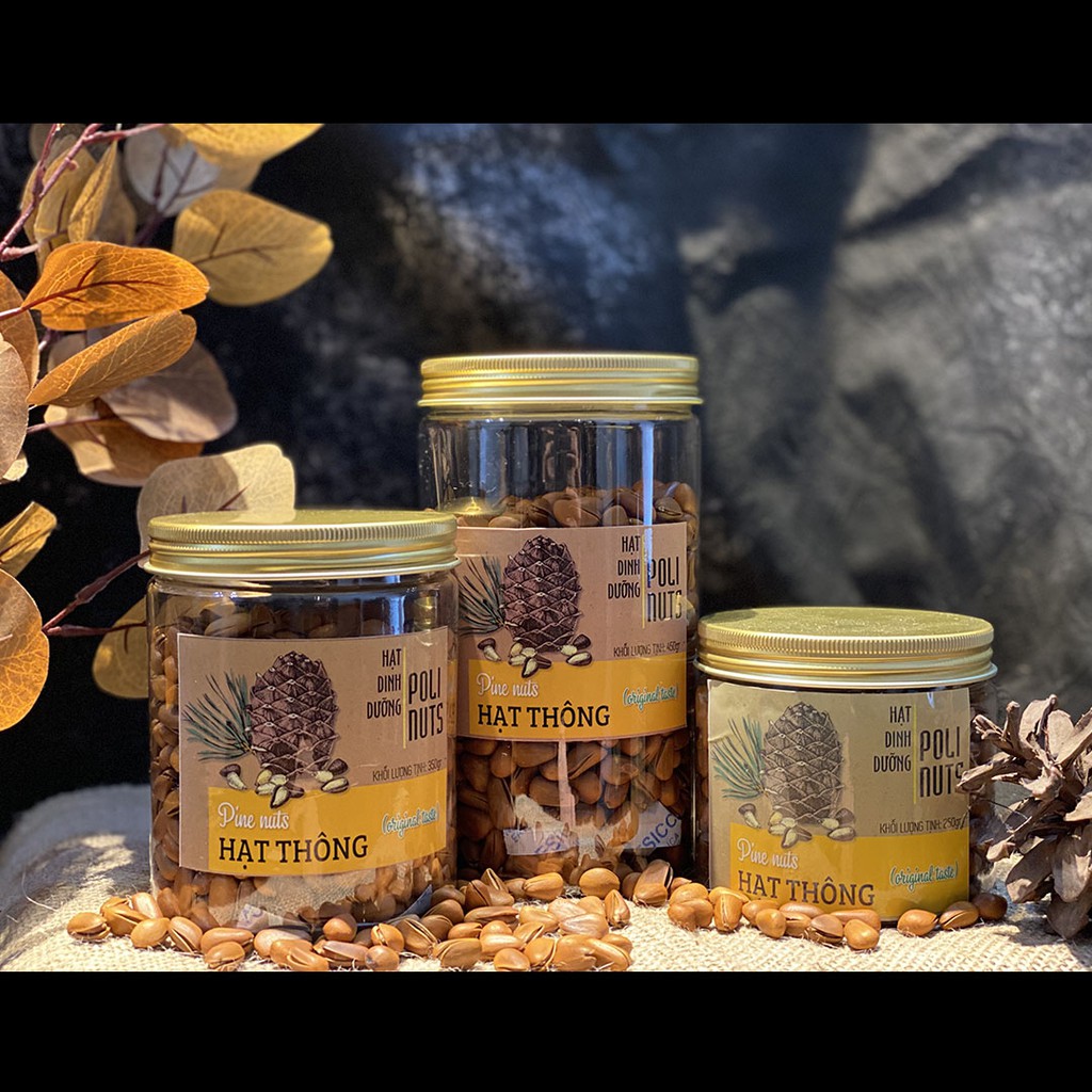 Hạt Thông Polinuts Nhập Khẩu Mỹ Loại Size Đại Giá Tốt Hũ 300g / 400g / 500g | BigBuy360 - bigbuy360.vn