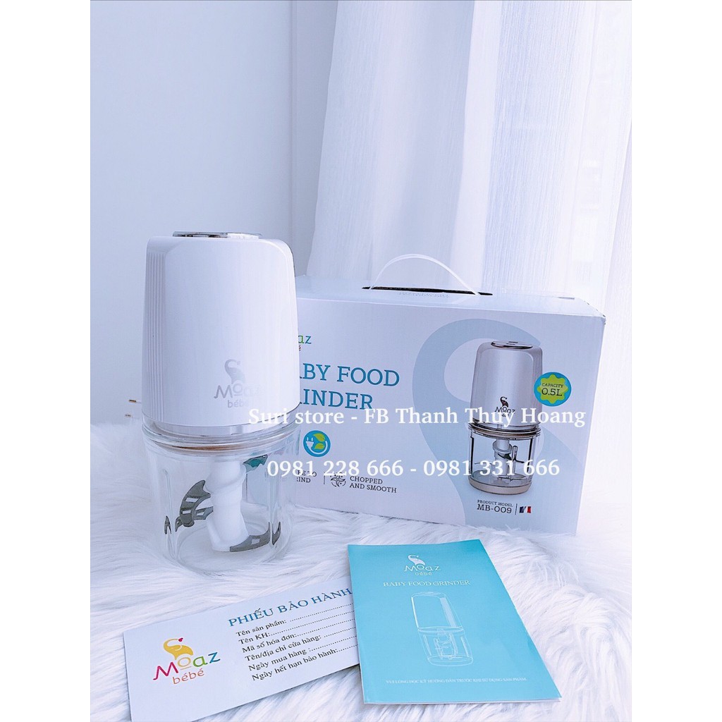 Máy xay thức ăn cho trẻ em Moaz Bebe MB009
