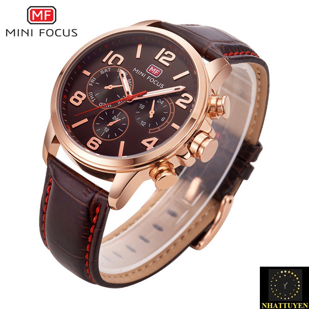 [ xả kho ] ĐỒNG HỒ NAM MINI FOCUS 0001 DÂY DA CAO CẤP, KIỂU DÁNG MỚI, ĐỘC ĐÁO