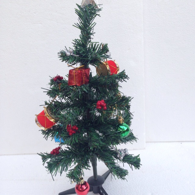 Cây thông Noel đã trang trí cao 45cm