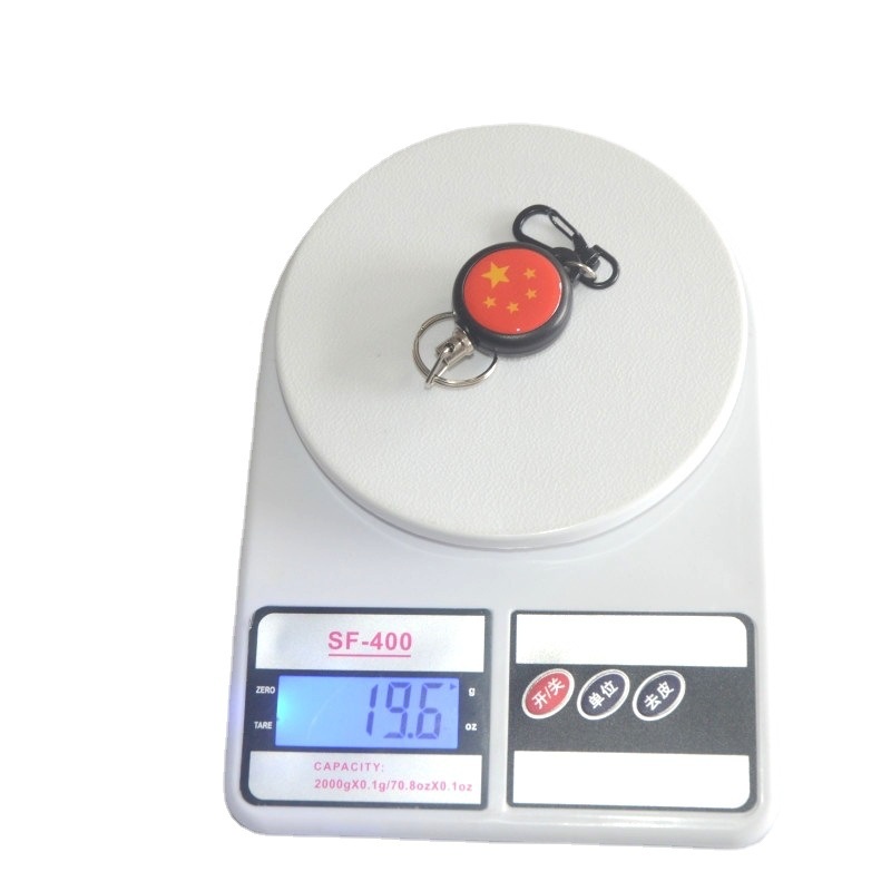 Móc Chìa Khóa Bằng Thép Chống Mất Có Thể Thu Vào Tiện Dụng