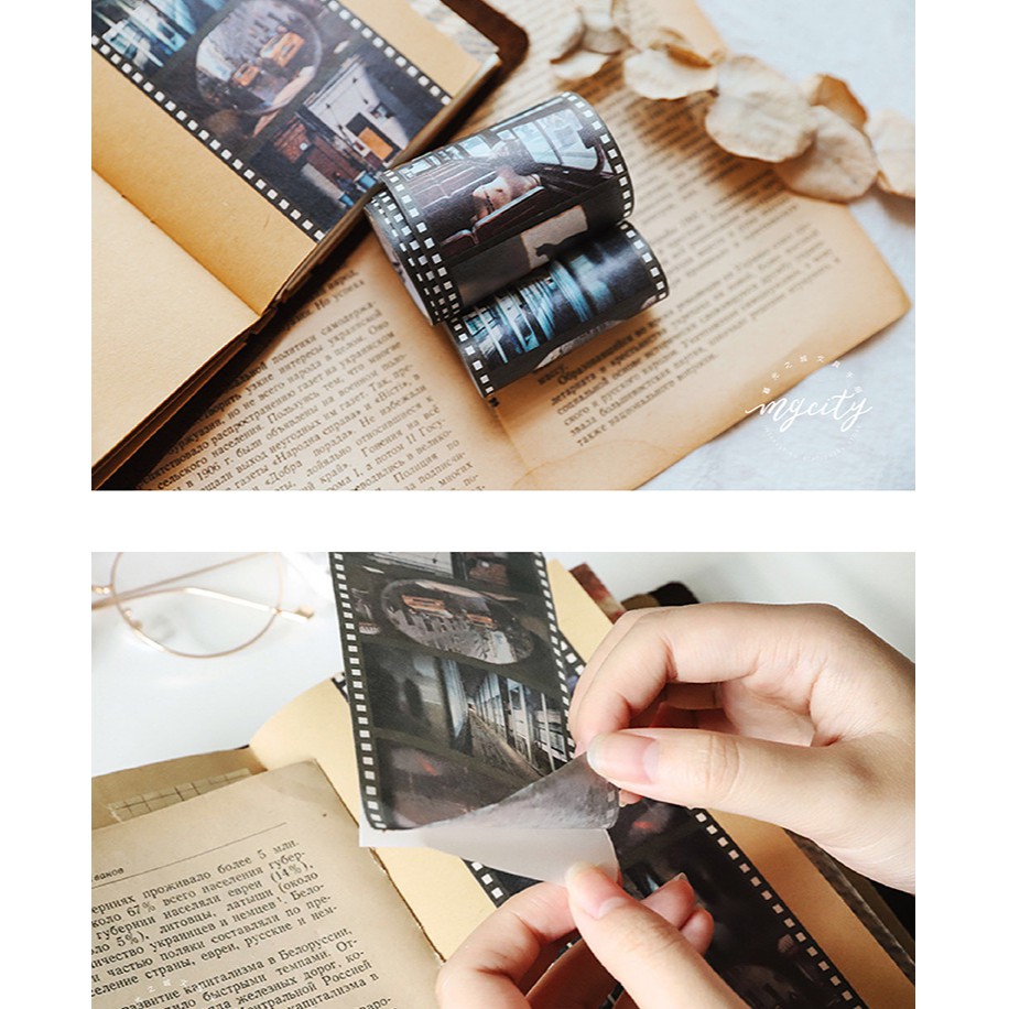 Washi tape khổ lớn, sticker instagram băng dính họa tiết trang trí sổ tay, bullet journal DecorMe