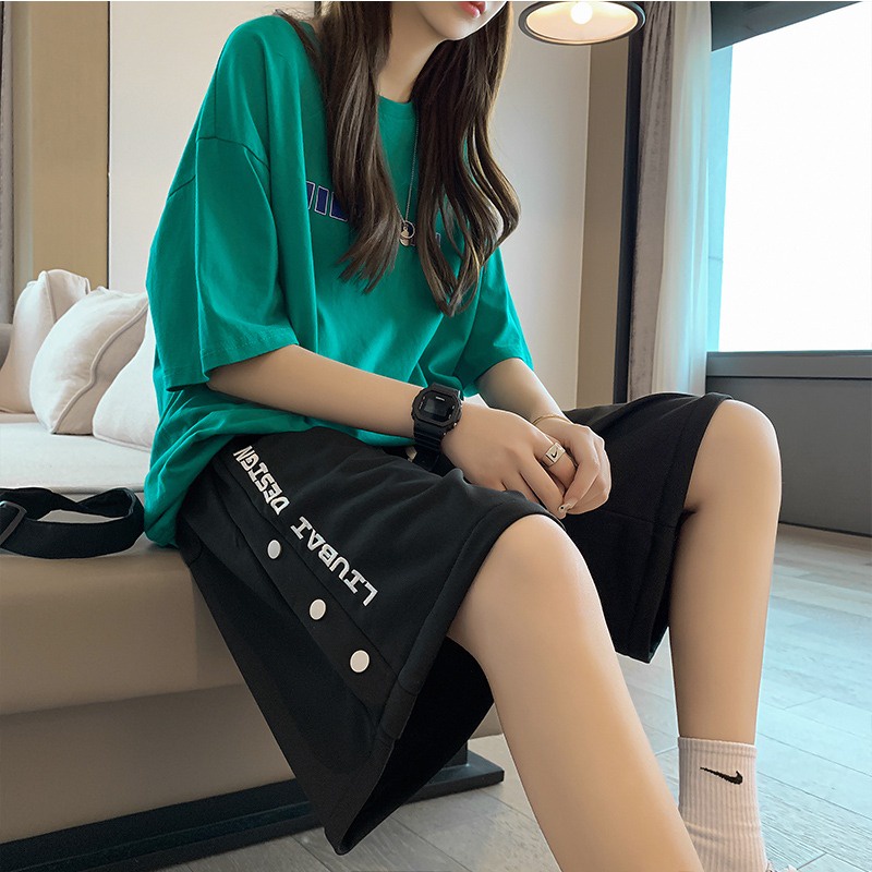 Quần Short Thể Thao Ống Rộng Thời Trang Mùa Hè Dành Cho Nữ