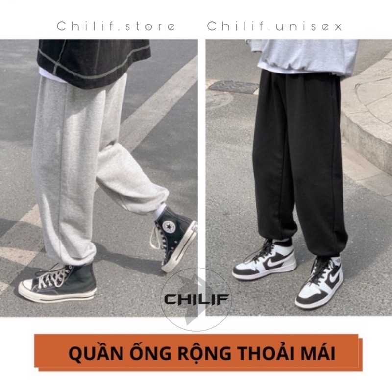 Quần Jogger Dây Rút Unisex chất da cá loại 1 ( Chất mịn đẹp xịn xò, mẫu cực dễ mặc dễ phối, mặc đc 2 kiểu siêu đẹp )