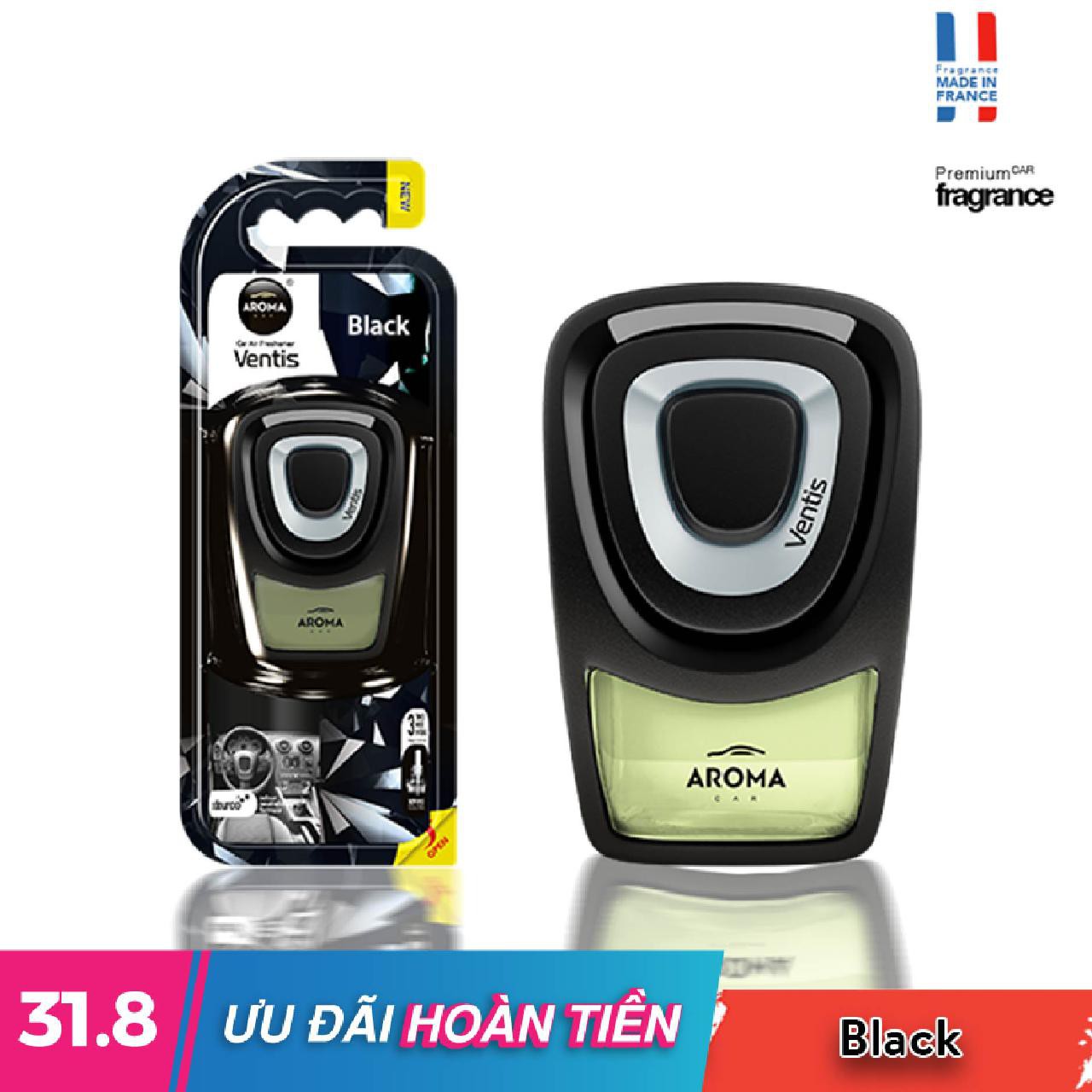 Nước hoa gài cửa gió Aroma Car Ventis