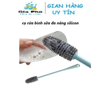 ( SILICON ĐA NĂNG ) 3 Cây dụng cụ cọ rửa bình sữa, ly cốc đa năng