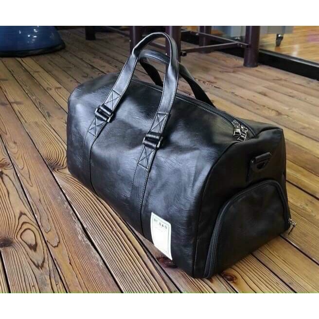 Túi Xách Du Lịch Da Size Lớn Thể Thao Da Cao Cấp Có Ngăn Đựng Giày Superbag 265