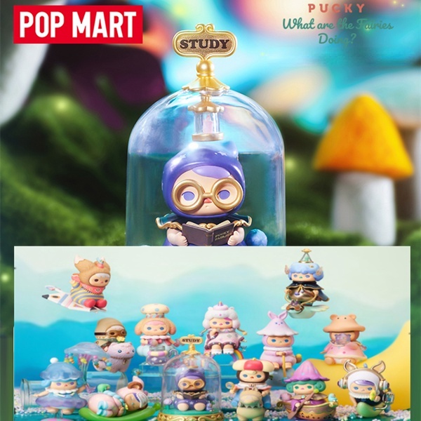 ★Hgtoys★Phấn Phủ Dạng Nén POPMART Pucky What Are the Fairies Doing Series
