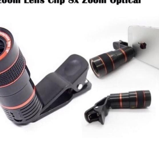 Ống Nhòm Zoom 8x Có Kẹp Gắn Điện Thoại