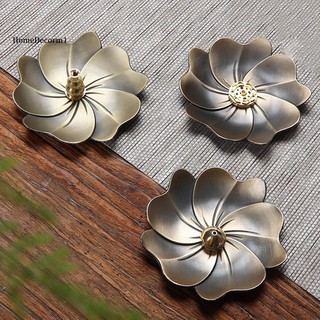 Đế Cắm Nhang Hình Hoa Sen Bằng Đồng Thau Độc Đáo Tiện Dụng