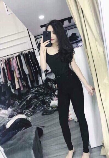 Quần skiny lưng cao