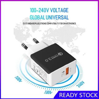 FL【COD Ready】USB Fast Charging Quick Wall Charger Adapter Plug for Samsung Android iPhone LG
