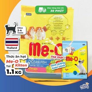 Thức ăn hạt Me-o Kitten cho mèo con [Túi 1.1kg]