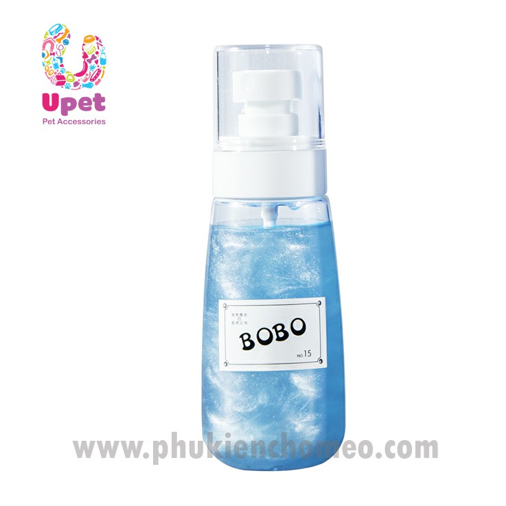 Nước hoa/ Dầu thơm BOBO 100ml với 4 mùi hương đặc trưng, dịu nhẹ có kèm mẫu thử trên vỏ hộp, an toàn cho chó mèo