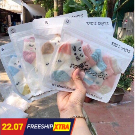 Set 5 đôi tất lưới cho bé, tất cổ ngắn cho bé nằm điều hòa, vớ cotton mềm mại cho bé