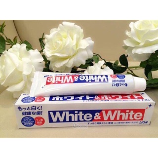 Kem đánh răng white & white lion nhật
