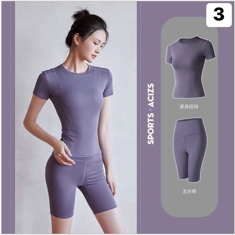 bộ tập jym cho nữ co dãn 4 chiều